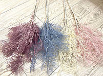 Штучна гілка для декору, для підлогової вази (блакитна 95 см), фото 8