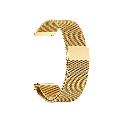 Ремінець Міланська Петля 22 mm Gear S3/S2 (Classic Gold), фото 1
