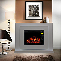 Камінокомплект ArtiFlame Lucca AF23S Білий Б'янко (зі звуком) 3D Камін зі світлодіодним підсвічуванням, фото 5