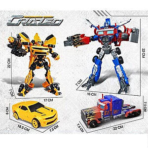 Трансформери Бамблбі та Оптімус прайм (2 види, аксесуари, в коробці) W8824A