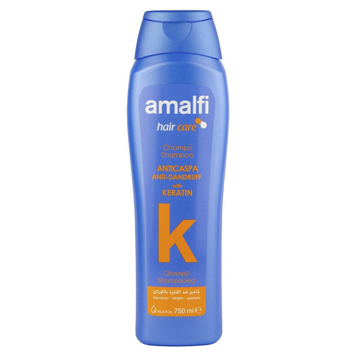 Шампунь проти лупи Amalfi Anti-Frizz з кератином 750 мл