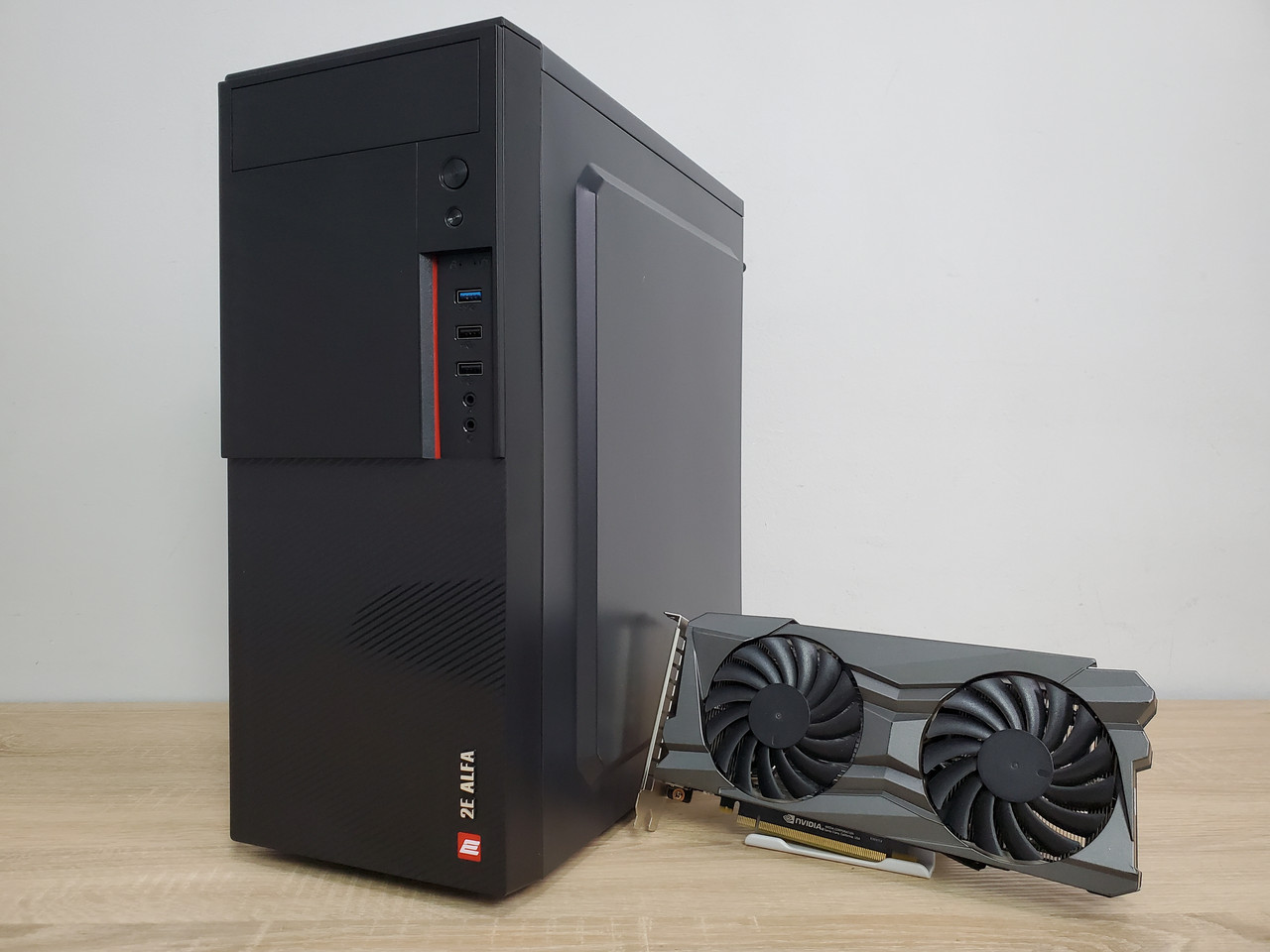 Ігровий ПК, Intel Core i5-9500 (6ядер), RAM 16ГБ, SSD 240ГБ+750ГБ HDD, RTX 2060 Super 8Gb GDDR6, фото 1