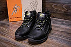 Теплі зимові черевики кросівки чоловічі з натуральної шкіри на хутрі Jack Wolfskin черевики з підкладкою з натурального хутра, фото 8
