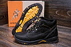 Теплі зимові черевики кросівки чоловічі з натуральної шкіри на хутрі Jack Wolfskin черевики з підкладкою з натурального хутра, фото 9