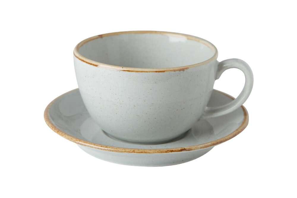 Porland Seasons Grey Чашка чайна 320 мл з блюдцем 160 мм в наборі