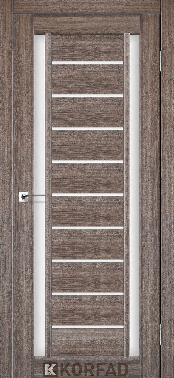 Дверцята VALENTINO (DELUXE) VLD-03 Полотно, екошпон Дуб грей