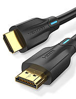 Кабель Vention HDMI-HDMI, 1.5 m, v2.1, 8K 60Hz, 4K 120Hz, 2K 144Hz, 1080P 160Hz (AANBG)