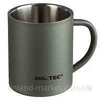 Кружка з подвійними стінками Mil-Tec 300 мл Olive (14603000)