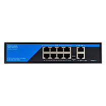 PoE комутатор (switch) 8 портів SEVEN P-7328G, фото 3