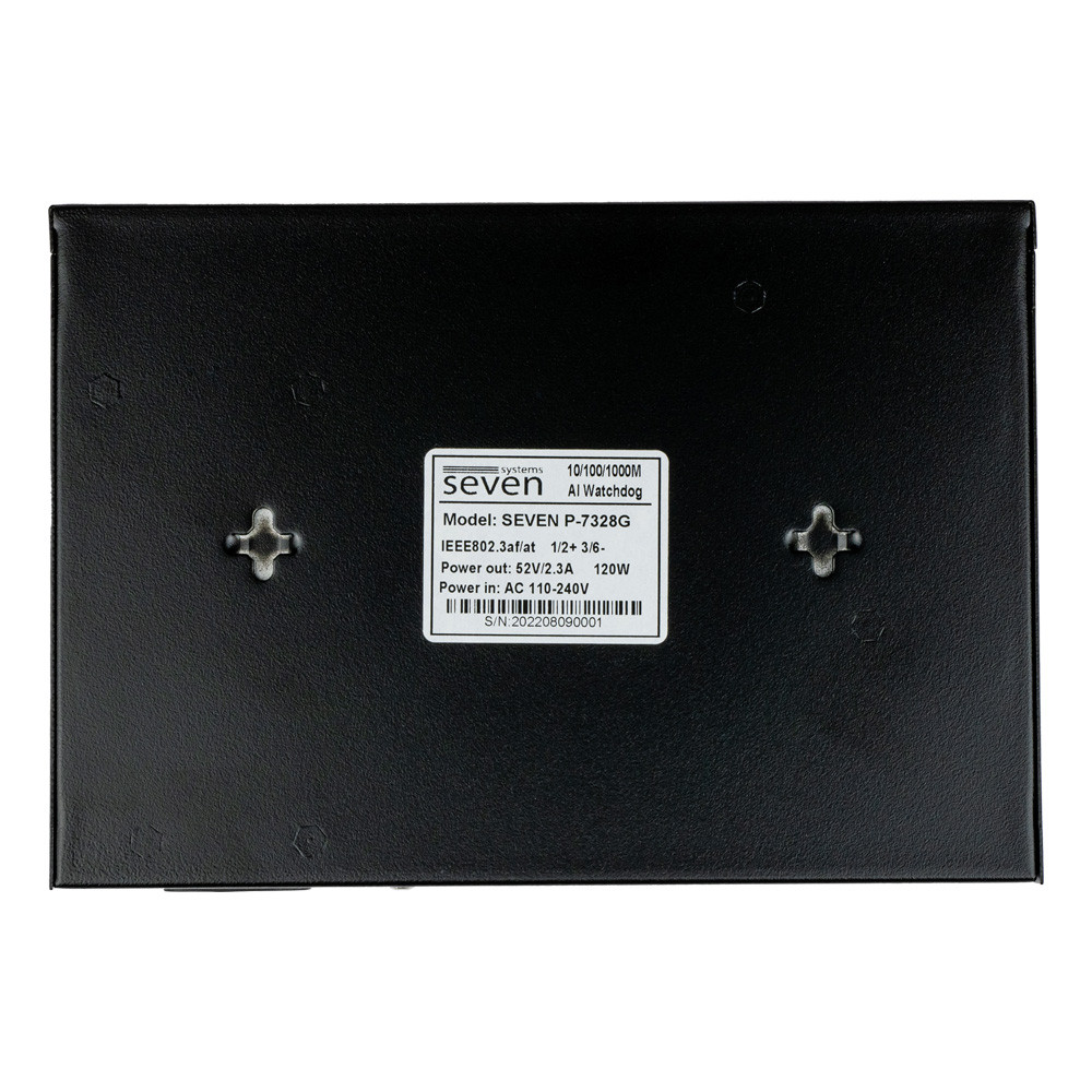 PoE комутатор 8 портів SEVEN P-7328G. Ціна, купити в Україні