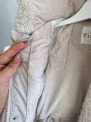 Дитяча зимова куртка на дівчинку Пудрова 8848 First kids, Пудровый, Для девочек, Зима, 1, 1 год