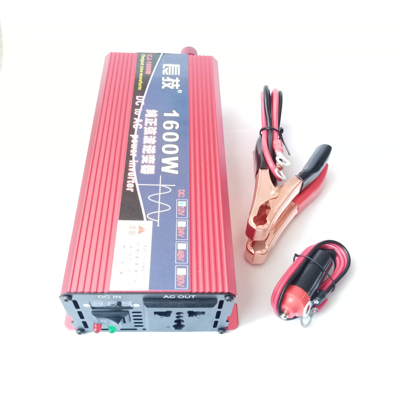 Перетворювач напруги 12 В на 220 В інвертор із правильною, чистою ...