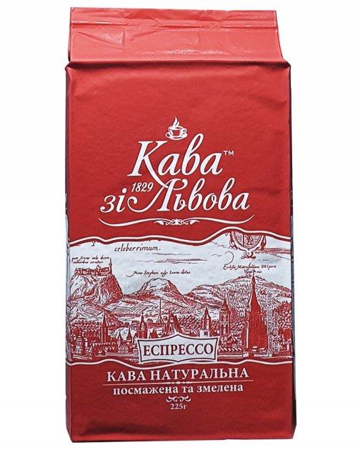 Кофе молотый Кава зі Львова Традиційна 225 г
