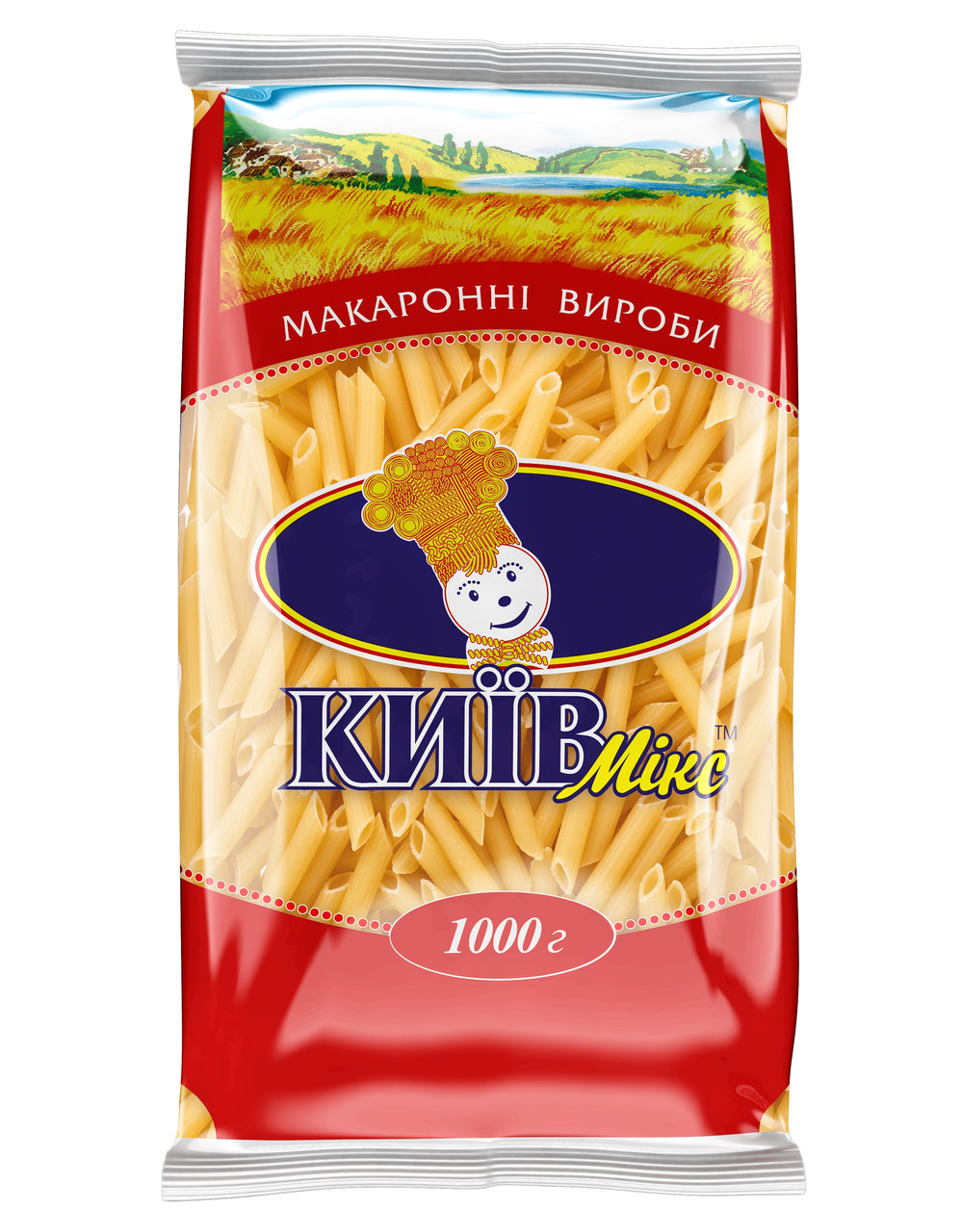 Макарони Київ мікс асорті 1кг (10 упаковок)