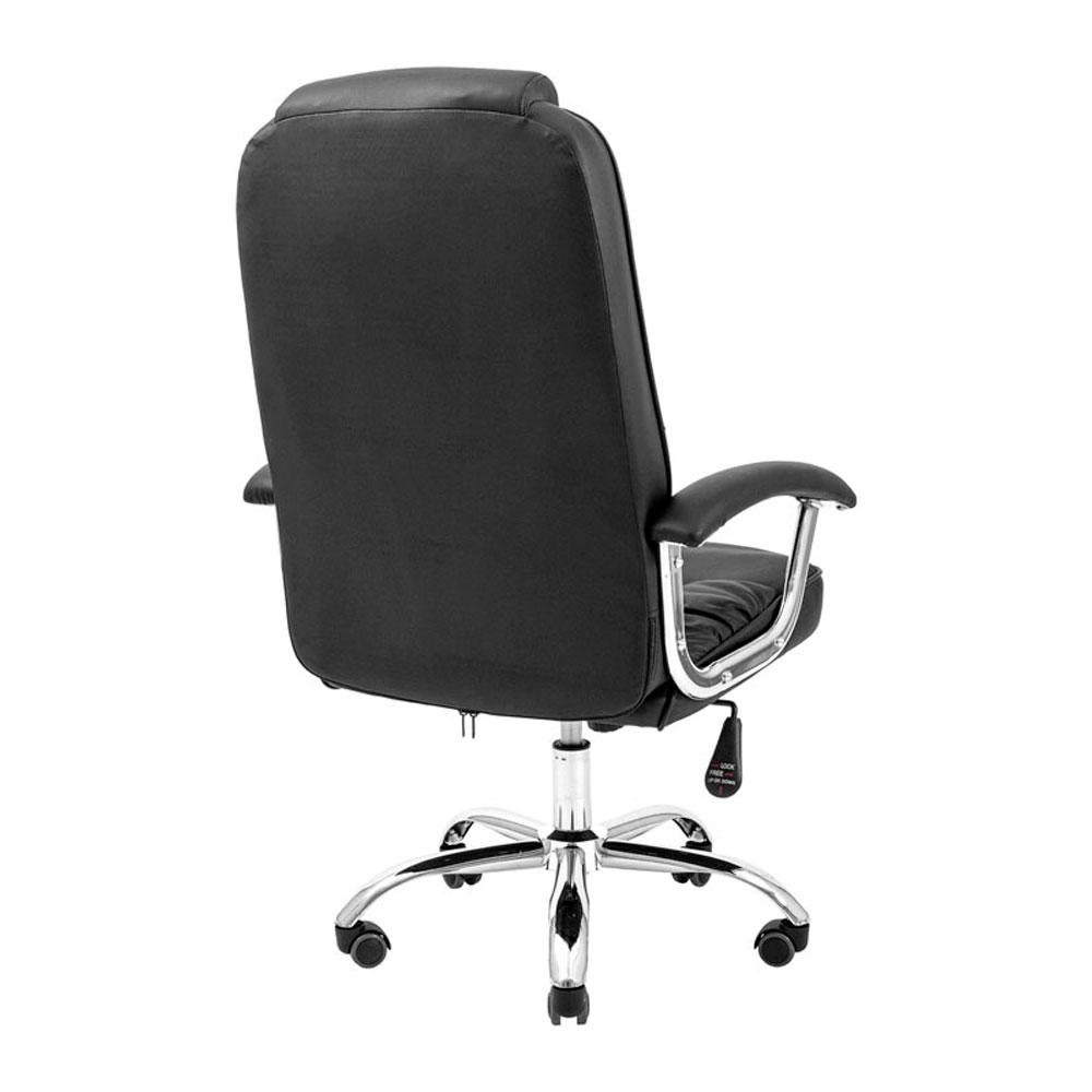 Компьютерное кресло офисное Бонус Richman черное хром 106-113х53х50 см с мягкими подлокотниками - фото 5 - id-p746368461