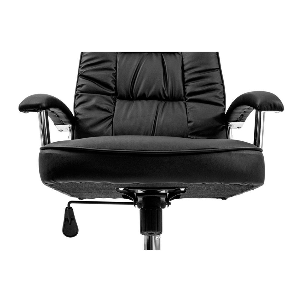 Компьютерное кресло офисное Бонус Richman черное хром 106-113х53х50 см с мягкими подлокотниками - фото 7 - id-p746368461