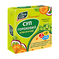 Їжа швидкого приготування Тітка Соня Суп класичний гороховий 1х 160г БРИКЕТ 28 шт в ящ