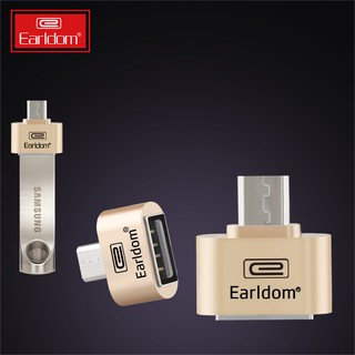 Перехідник OTG Earldom ET-OT40 USB-A to MicroUSB Gold
