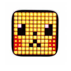Портативна колонка безпровідна Pixel Art Speaker 5 Вт з підсвіткою Білий (35218/white), фото 3