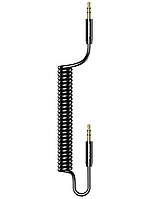 Usams Spring Audio Cable 1.2m Black