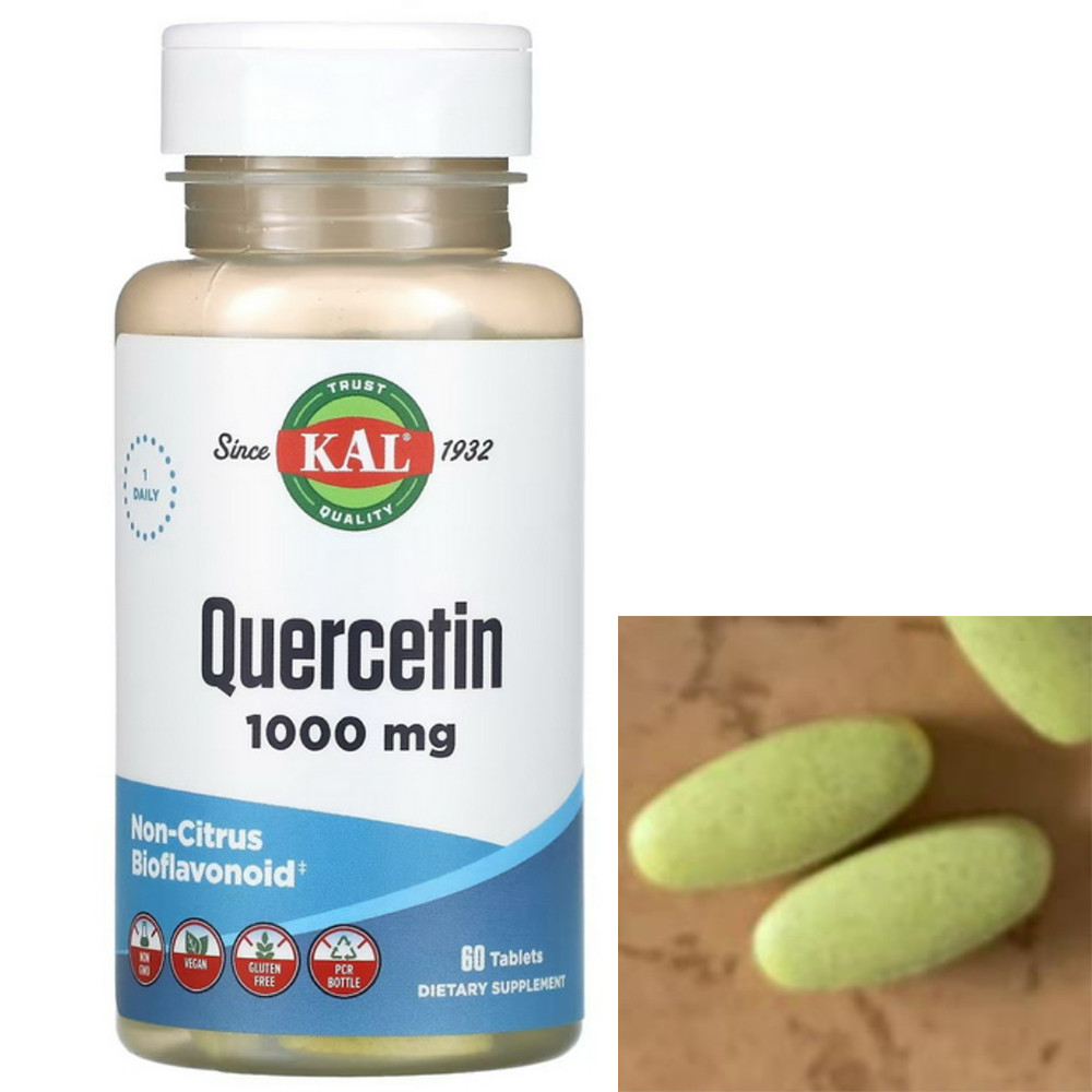 Кверцетин KAL Quercetin 1000 mg 60 tab