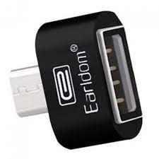 Перехідник OTG Earldom ET-OT03 USB-A to MicroUSB Black