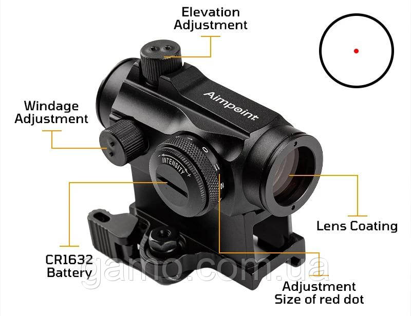 Приціл коломаторний Aimpoint Micro M-1 Пікатинні/Вівера