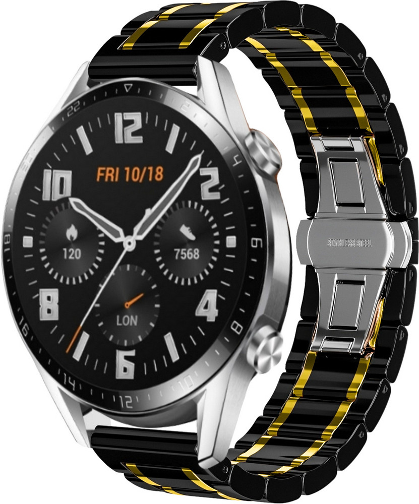 Керамічний Ремінець Ceramo для Huawei Watch GT 2 46mm (Хуавей Вотч ГТ 2 ...