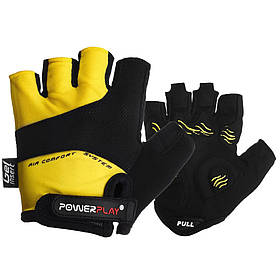 Велорукавички PowerPlay 5013, Yellow L
