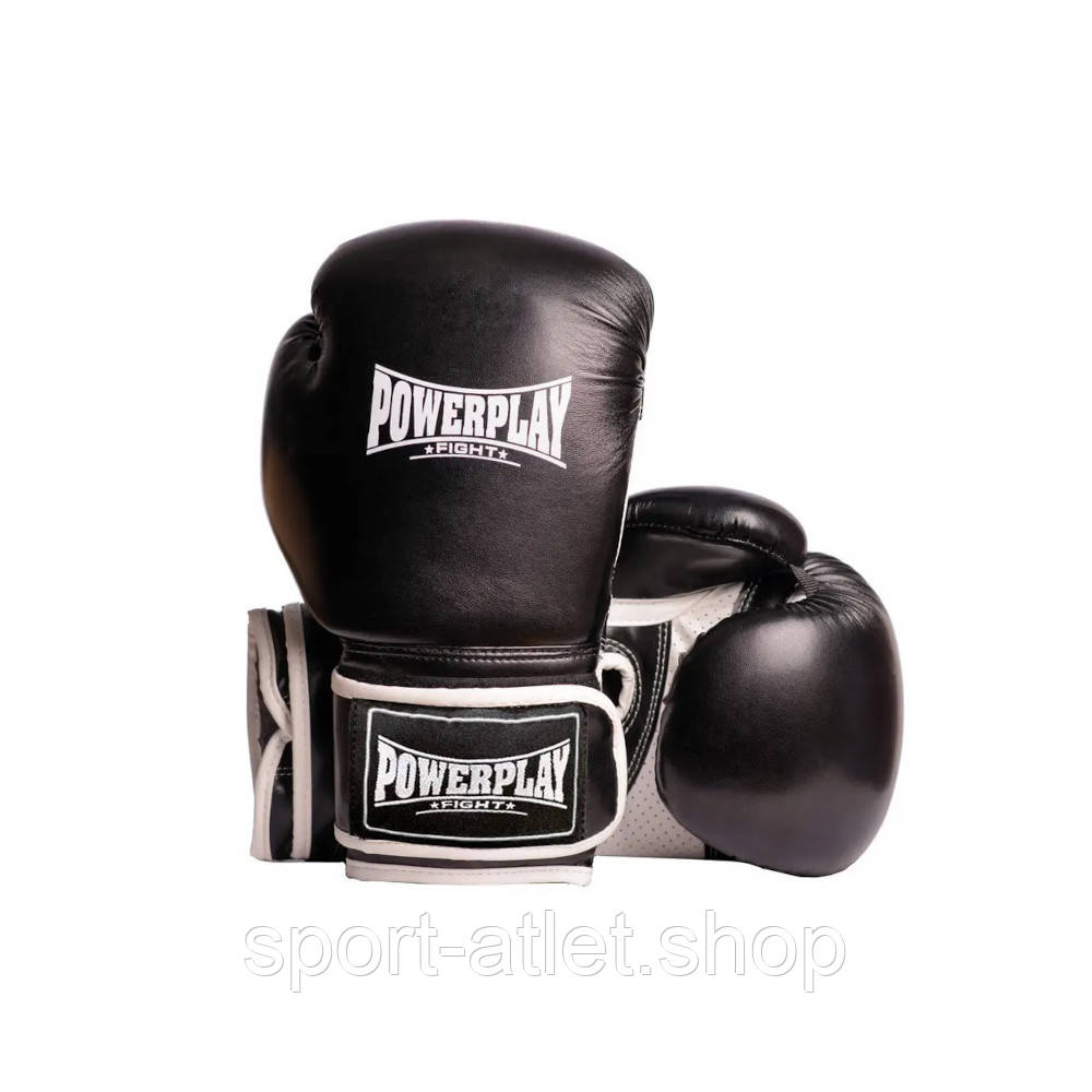 Рукавиці боксерські PowerPlay PP 3019, Black 8 унцій