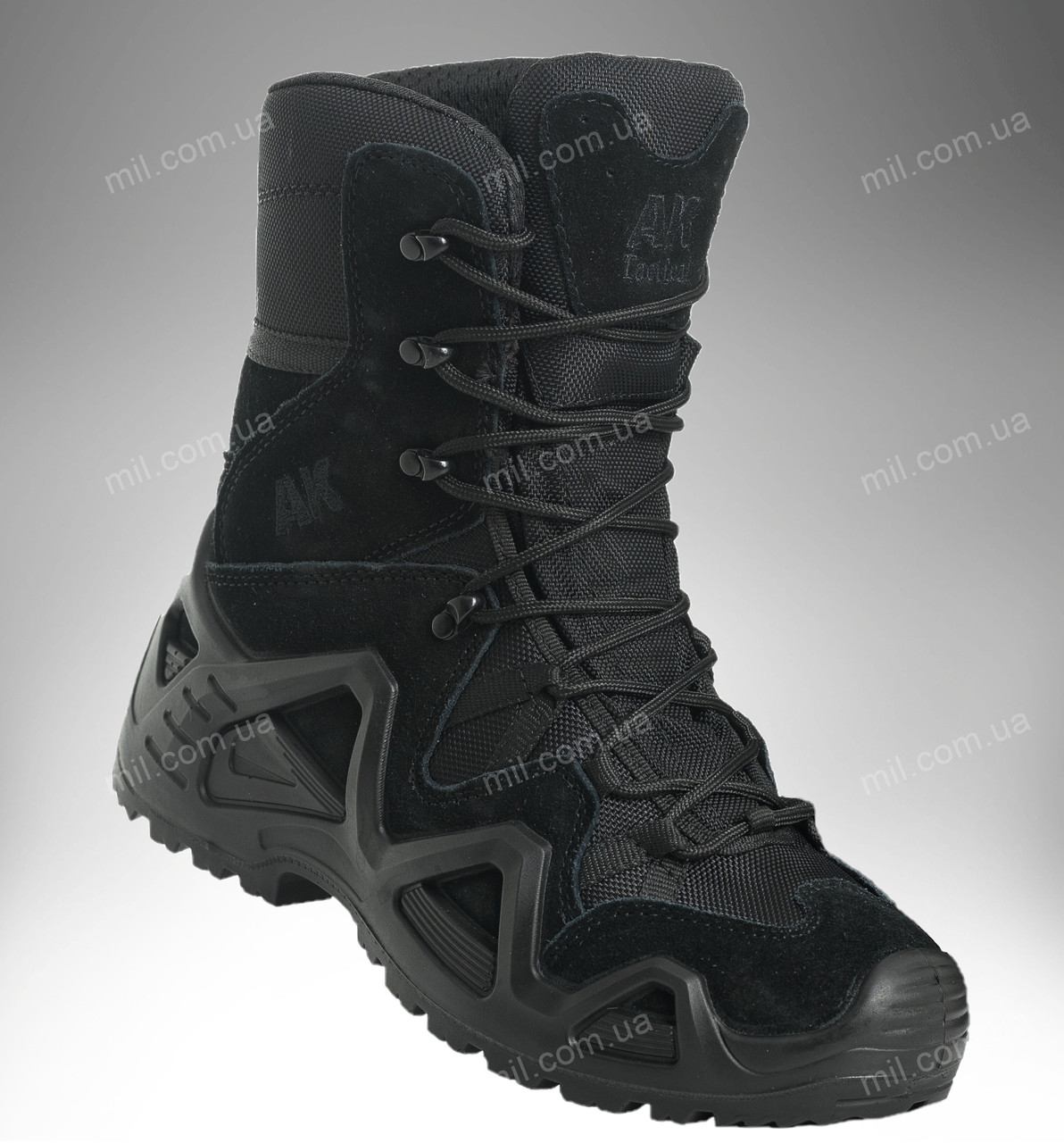 Берці всесезонні / тактичне взуття на мембрані AK Lowa GTX Hi (black)