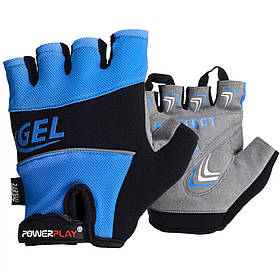 Велорукавички PowerPlay 1058, Blue S