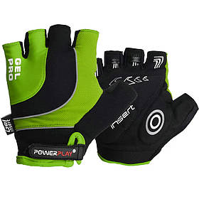 Велорукавички PowerPlay 5015 B, Green M