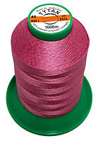 Нитка швейная из полиэфирного шелка №40 1000м. «Титан» 2574 розовый