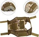 Кавер чохол на шолом балістичний, каску типу Fast, Піксель Койот (DD), фото 6