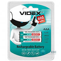 Акумулятор мікропальчиковий Videx R03 600 mAh