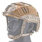 Чохол-кавер на шолом каску типу FAST, Elastic Cord Pixel Coyote (DD), фото 2