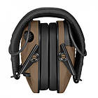 Навушники активні для стрільби Tactical Force Slim Coyote Brown, фото 2