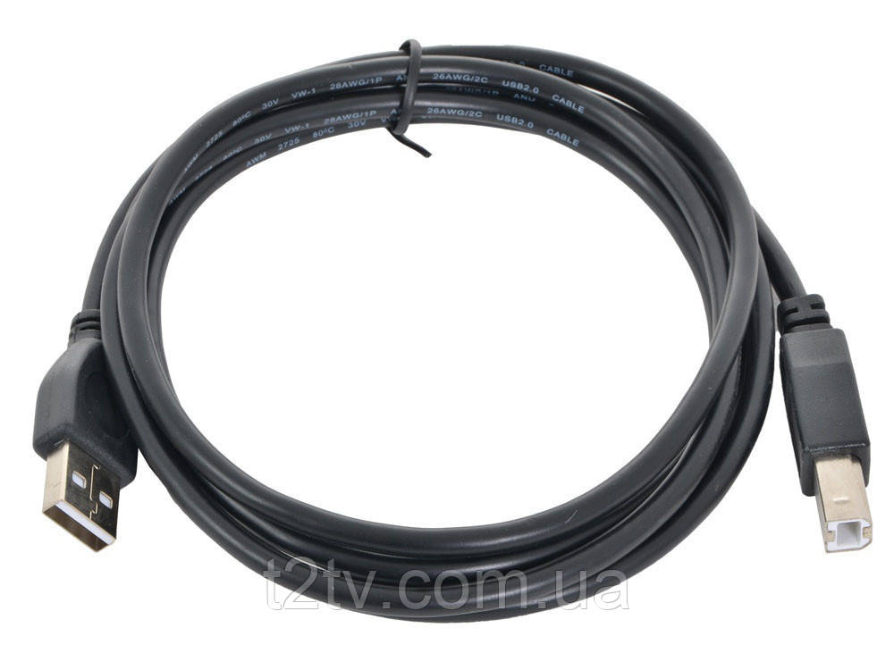 Купить Кабель для принтера сканера, USB 2.0 AM - BM, 5м, цена 148 ...