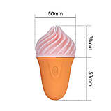 Кліторальний вібратор "Морозиво" Sweet Treat Satisfyer Pink USB - Вібратори, фото 8