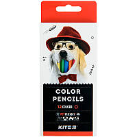 Карандаши цветные 18 цветов Kite Dogs K22-052-1