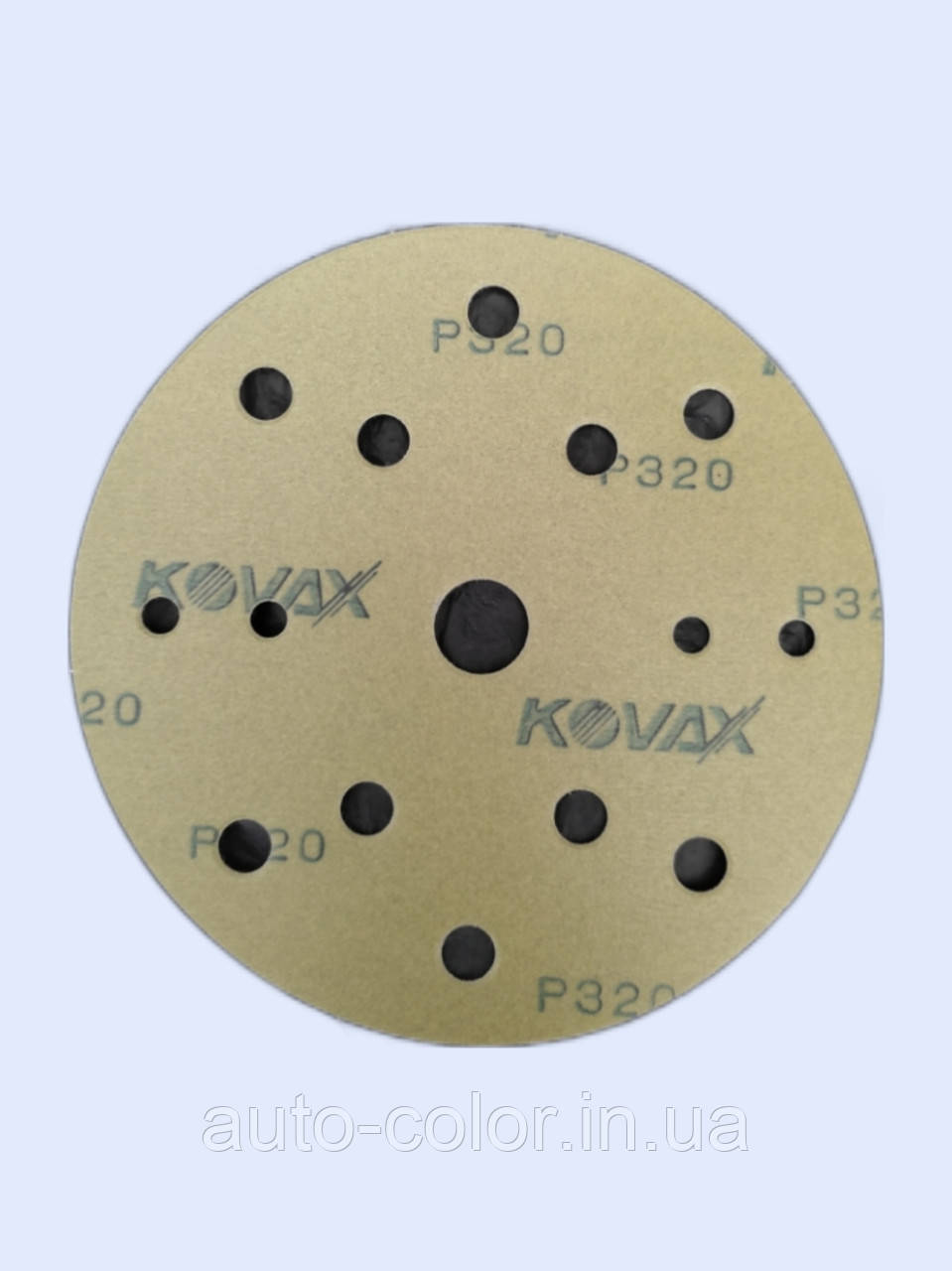 Круг шліфувальний Kovax P320 для сухого шліфування, діаметр 150 мм.