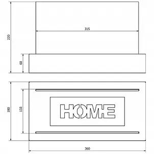 Біокамін Home Gray, фото 2