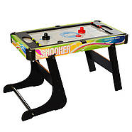 Настільна гра C6008-4 Мульти ігровий стіл 4в1 футбол на штангах, повітряний хокей, теніс, більярд, фото 2