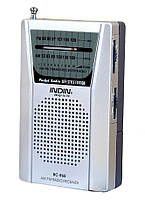 Радіоприймач Indin BC-R60 - FM\AM, мініатюрне радіо на батарейках, незамінний в наші дні