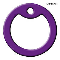 Бампер Глушник Гумка обідок на жетон колір бузковий