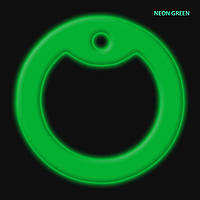 Неоновий Бампер Глушник Гумка обідок на жетон колір зелений світиться в темряві