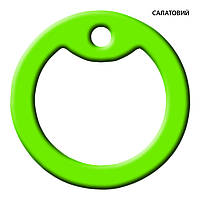 Бампер Глушник Гумка обідок на жетон колір салатовий