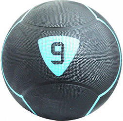 Медбол LivePro SOLID MEDICINE BALL чорний 9 кг LP8110-9