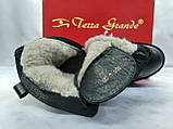 Комфортні зимові чорні черевики шкіряні з блискавкою Terra Grande, фото 8